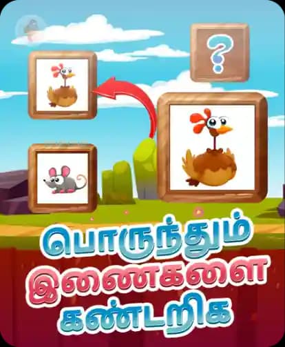 பொருந்தும் இணைகளை கண்டறிக