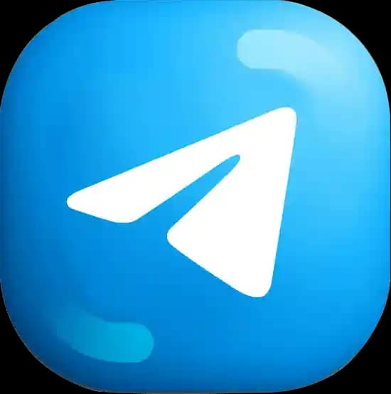 Telegram icon illustration