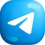 Telegram icon illustration