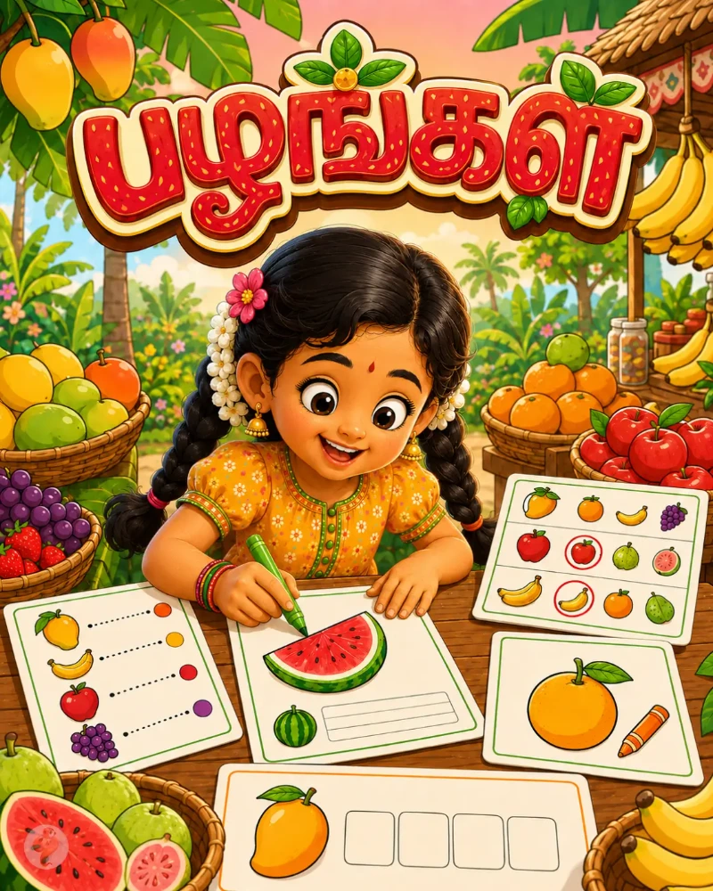 பழங்கள் கற்றல் புத்தகம்