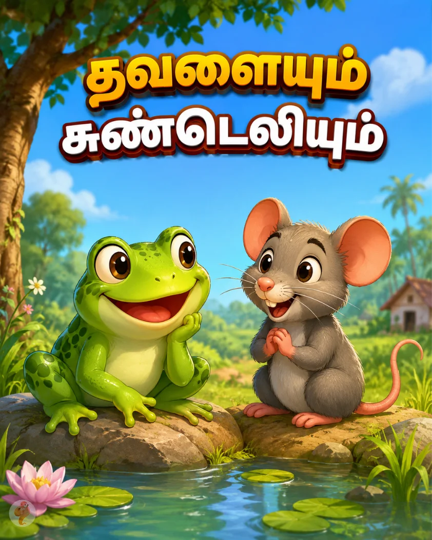 Rat and Frog Story | Tamil Moral Story