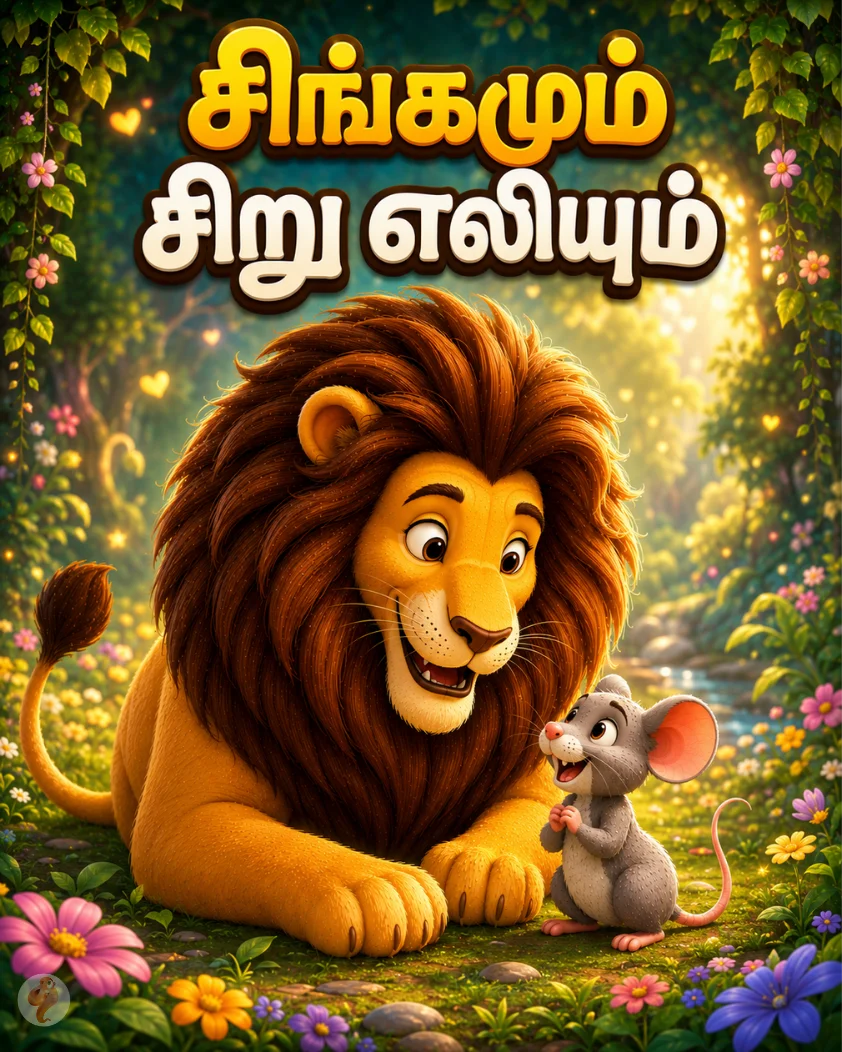 The Lion and the Mouse | Tamil Moral Story