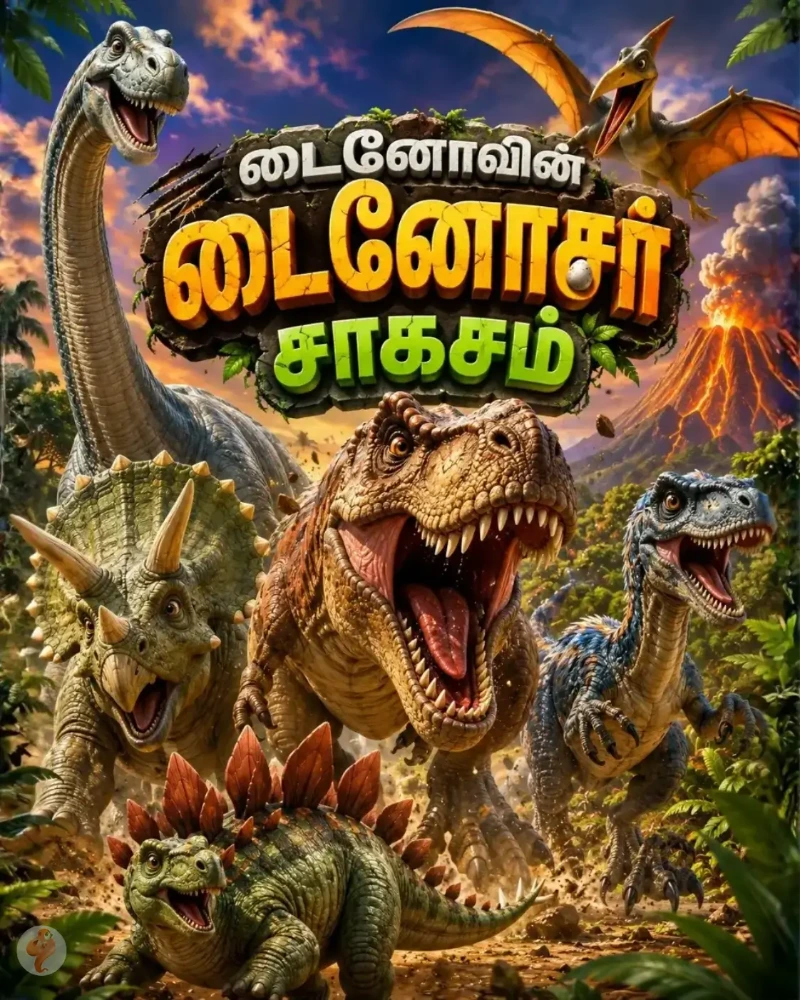 டினோவின் டைனோசர் சாகசம் | குழந்தைகளுக்கான தமிழ் கதை